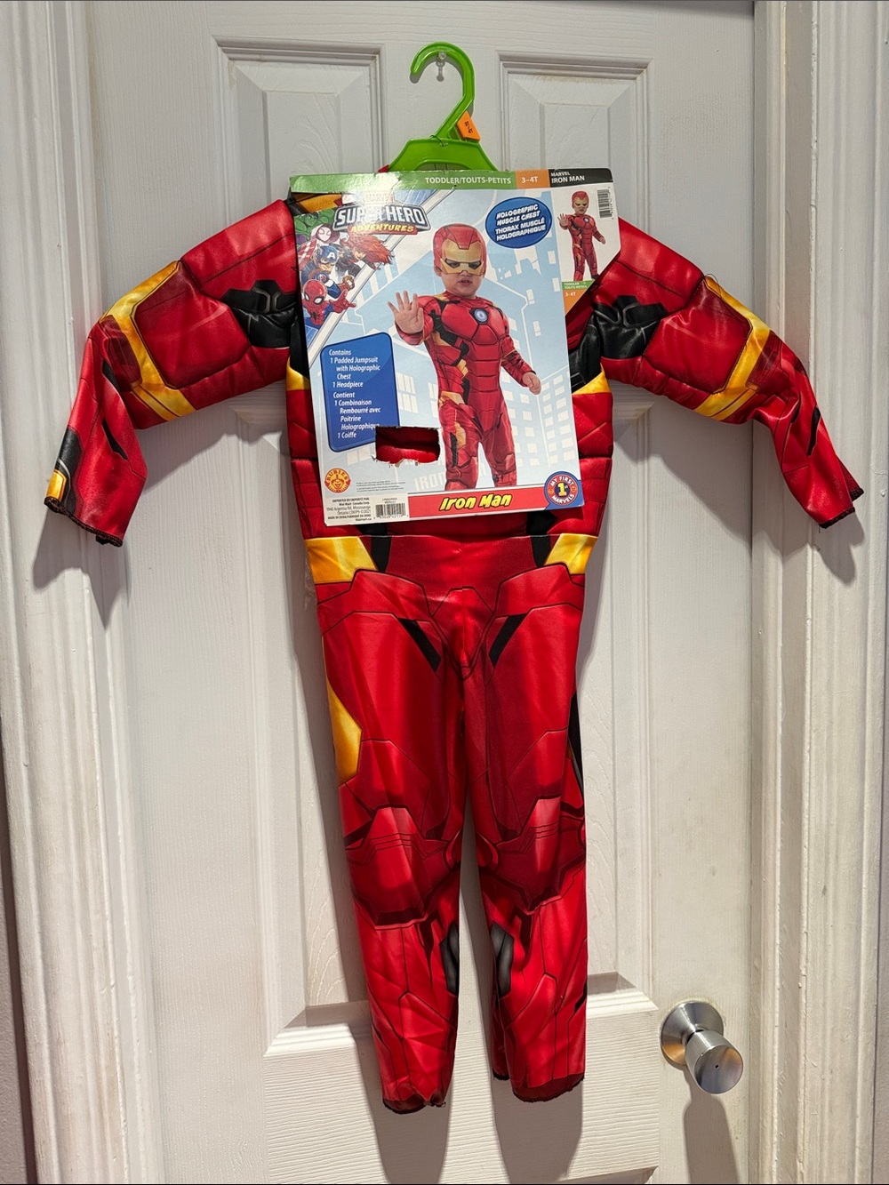 Marvel Iron Man Kids Costume in Red and Yellow